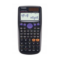 Casio FX-87DE Plus Kurzanleitung