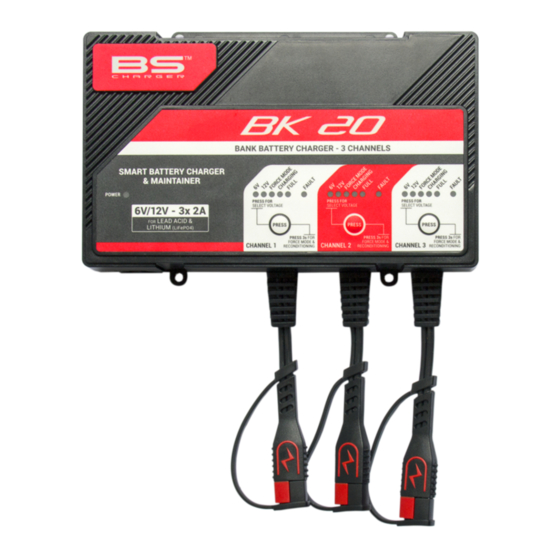 BS Charger BK 20 Handbücher