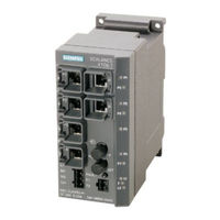 Siemens SIMATIC NET SCALANCE X-100 Betriebsanleitung