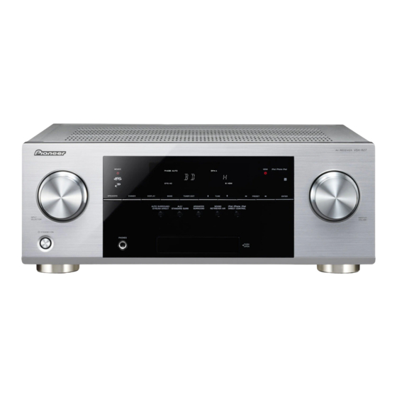 Pioneer VSX-827-k Handbücher