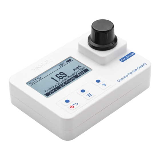 Hanna Instruments HI97779 Handbücher
