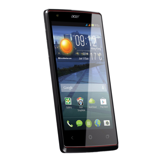 Acer Liquid E3 Handbücher