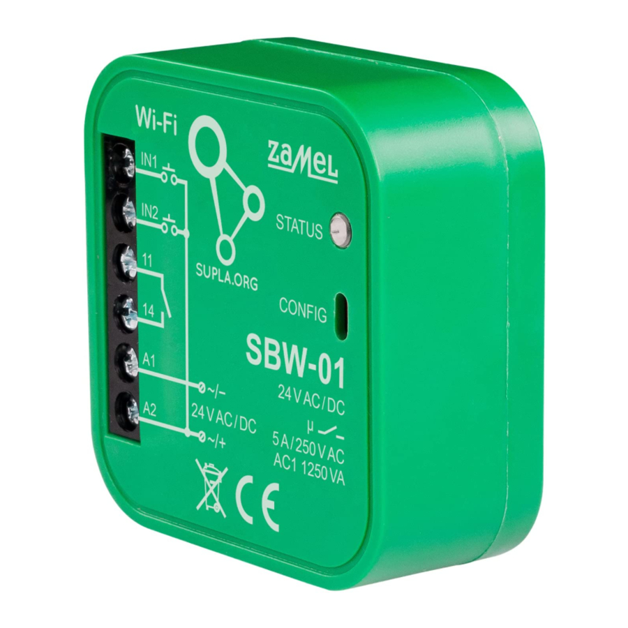 ZAMEL SBW-01 Handbücher