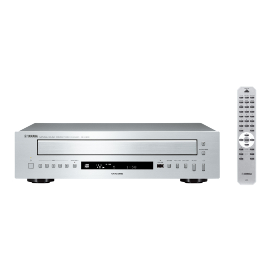 Yamaha CD-C600 Handbücher