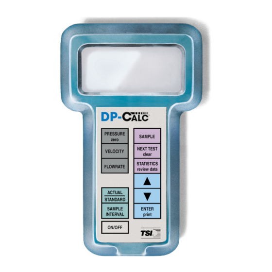 TSI 8705 DP-CALC Handbücher