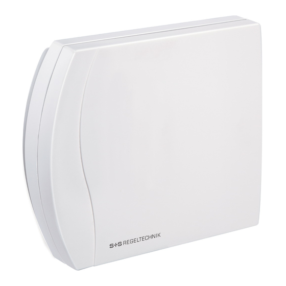 S+S Regeltechnik RFTF serie Handbücher