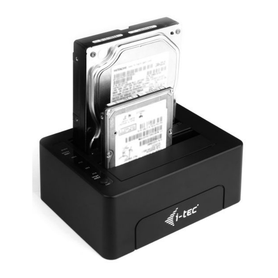 i-tec USB 3.0 SATA HDD Handbücher