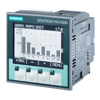 Siemens SENTRON PAC4200 Handbuch