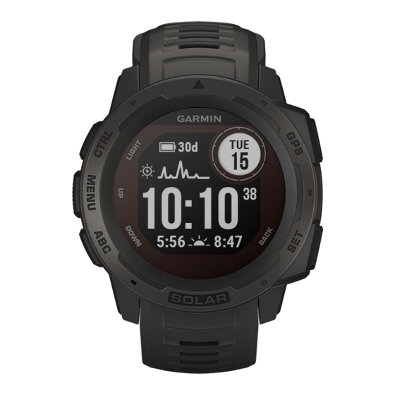 Garmin INSTINCT Handbücher