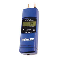 Wohler DC 100PRO Bedienungsanleitung
