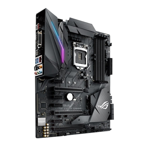 Asus ROG STRIX Z370-F GAMING Handbücher