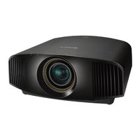 Sony VPL-VW590ES Kurzreferenz