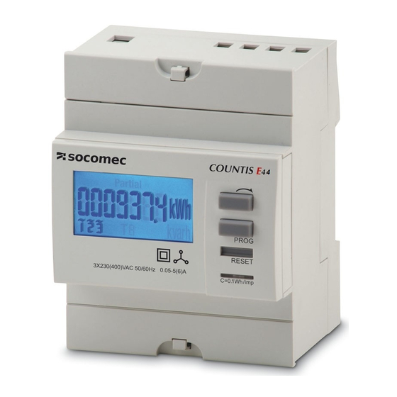 socomec COUNTIS E44 Handbücher