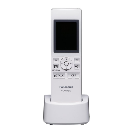 Panasonic VL-WD613EX Handbücher