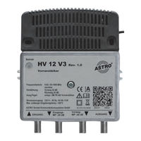 Astro HV 12 V3 Betriebsanleitung
