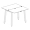 Tische Costway JV11365 Handbuch