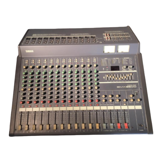 Yamaha EMX3500 Handbücher