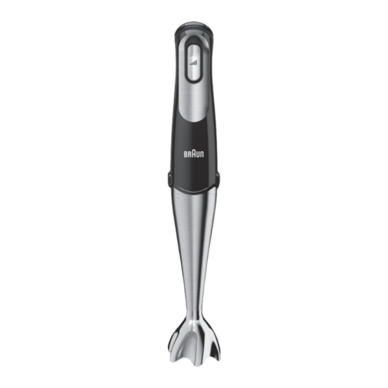 Braun Multiquick 7 MQ 745 Handbücher