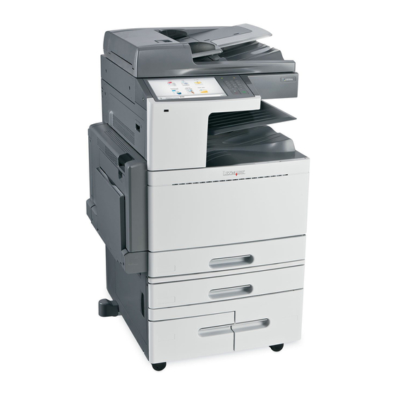 Lexmark X950 Series Handbücher