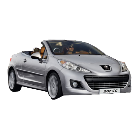 Peugeot 207 CC Handbücher