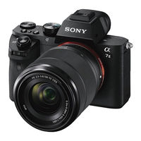 Sony Alpha 7II Gebrauchsanleitung