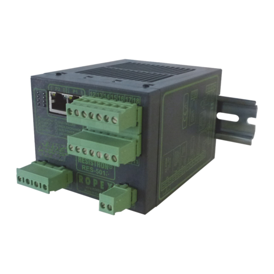 Ropex Resiston RES-5010 Handbücher