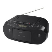 Sony CFD-S50 Bedienungsanleitung