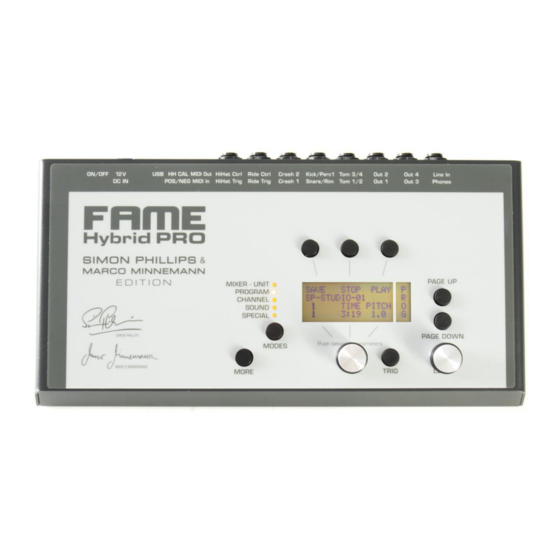 FAME Hybrid Pro Handbücher