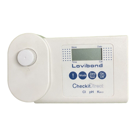 Tintometer Lovibond CheckitDirect Handbücher