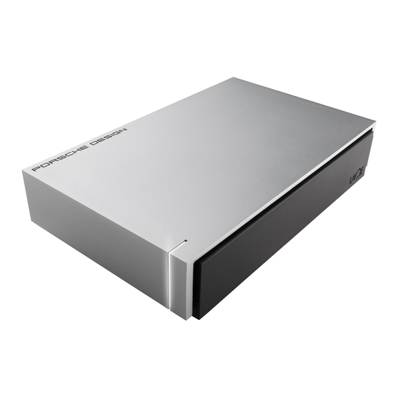 LaCie PORSCHE DESIGN P'9231 Handbücher