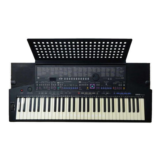Yamaha PSR-510 Handbücher