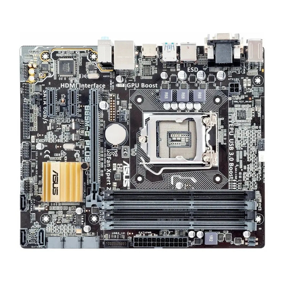 Asus B85M-G PLUS/ USB 3.1 Handbücher