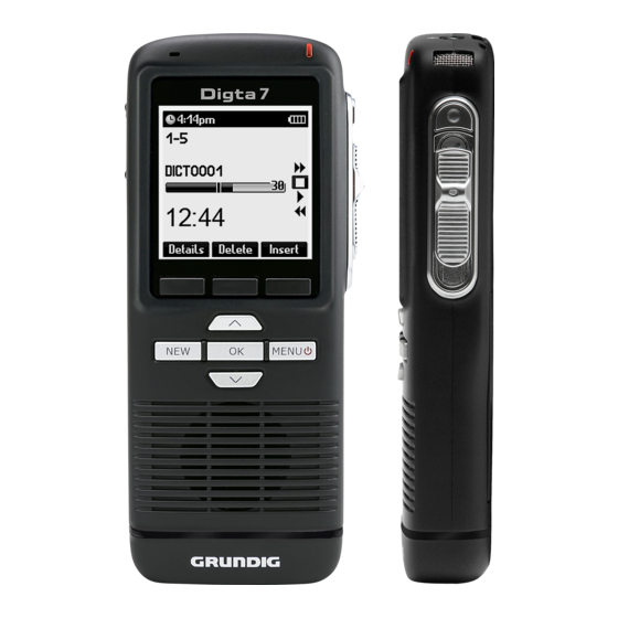 Grundig Digta 7 Serie Handbücher