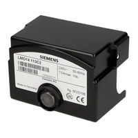 Siemens LMO14 Serie Bedienungsanleitung