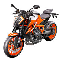 Ktm 1290 SUPER DUKE R 2021 Bedienungsanleitung