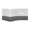 MACALLY BTERGOKEY - Ergonomische wiederaufladbare Bluetooth-Tastatur mit Handballenauflage Handbuch
