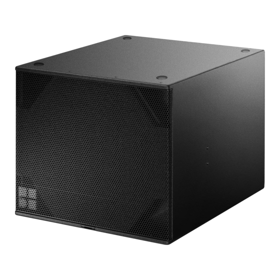 d&b audiotechnik Bi6-SUB Handbücher