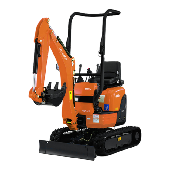 Kubota K008-3 Handbücher