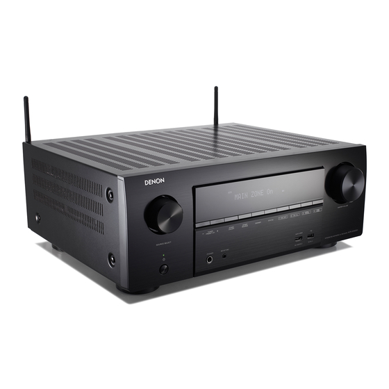 Denon AVR-X3500H Handbücher