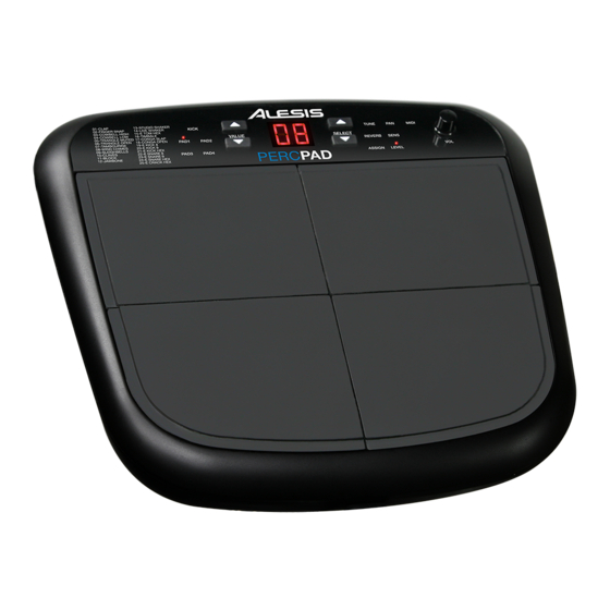 Alesis PercPad Handbücher