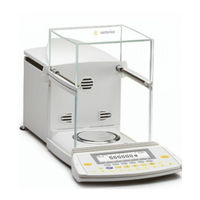 Sartorius ME Betriebsanleitung