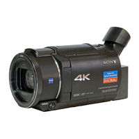 Sony handycam FDR-AX53 Kurzanleitung