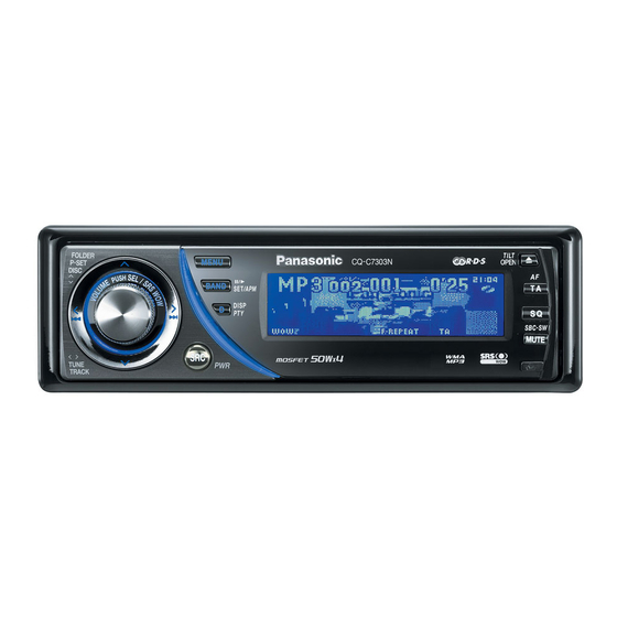 Panasonic CQ-C7703N Handbücher
