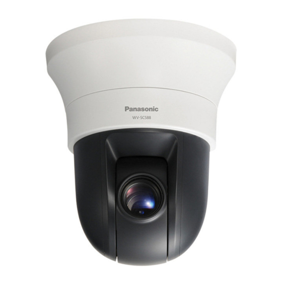Panasonic WV-SC588 Handbücher