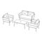 Möbel Decobus Handel N634P248585G Installationsanleitung