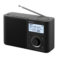Sony XDR-S61D Bedienungsanleitung