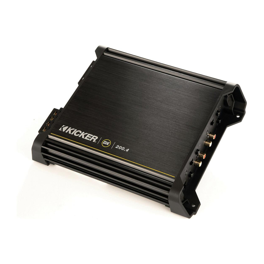 Kicker DX200.4 Handbücher