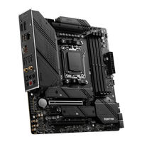 Msi MAG B650M MORTAR WIFI Benutzerhandbuch