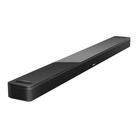 Bose SMART SOUNDBAR 900 Handbücher