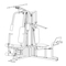 Heimtrainer Weider WEEVSY39120 Bedienungsanleitung